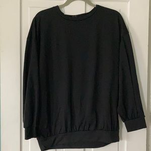 —Large Black Amelia James Top